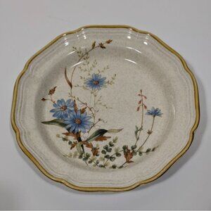 Mikasa Blue Daisies Salad Plate Stoneware Vintage Dishwasher Safe Japan